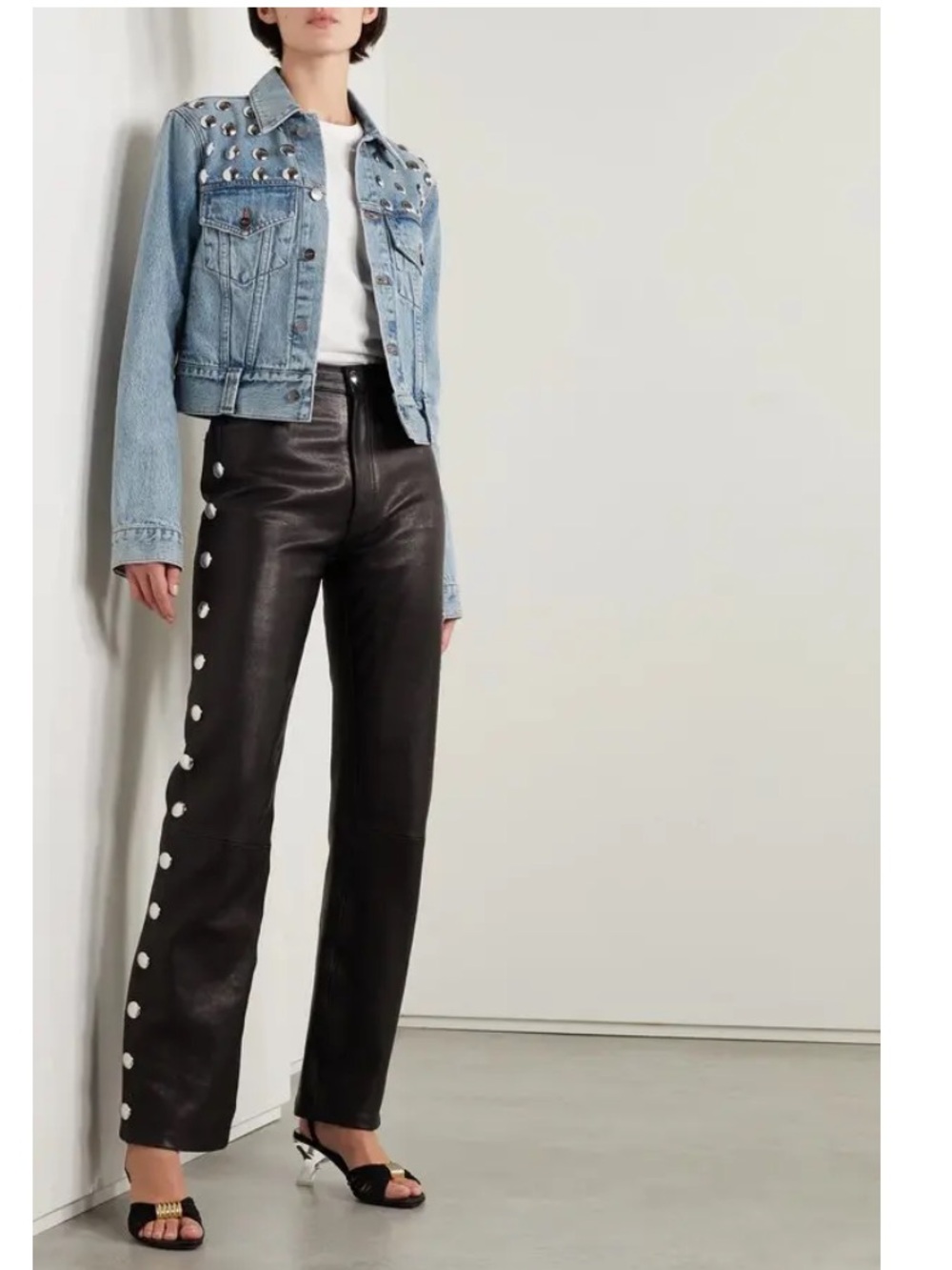 KHAITE Studded Rizzo Jean Jacket - Picture 6 of 15